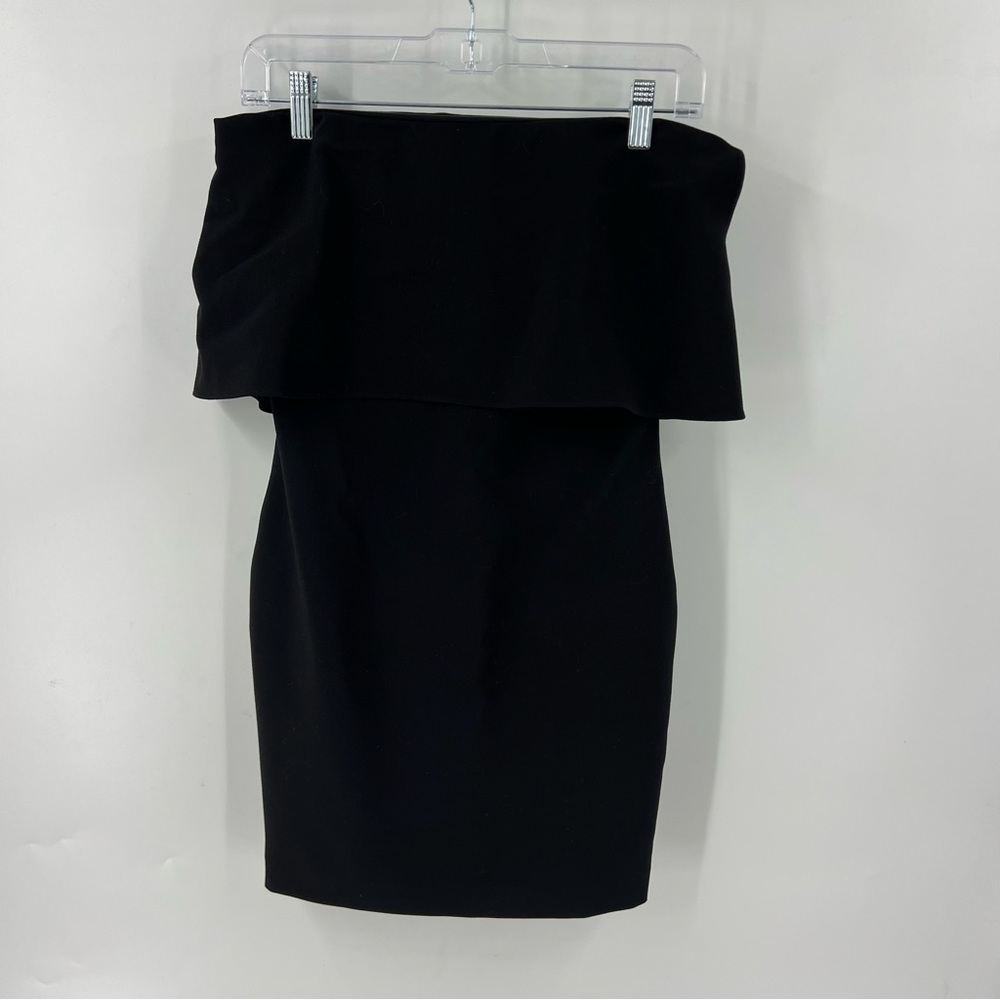 ✅ Likely Driggs Mini Strapless Dress Black SIZE 4